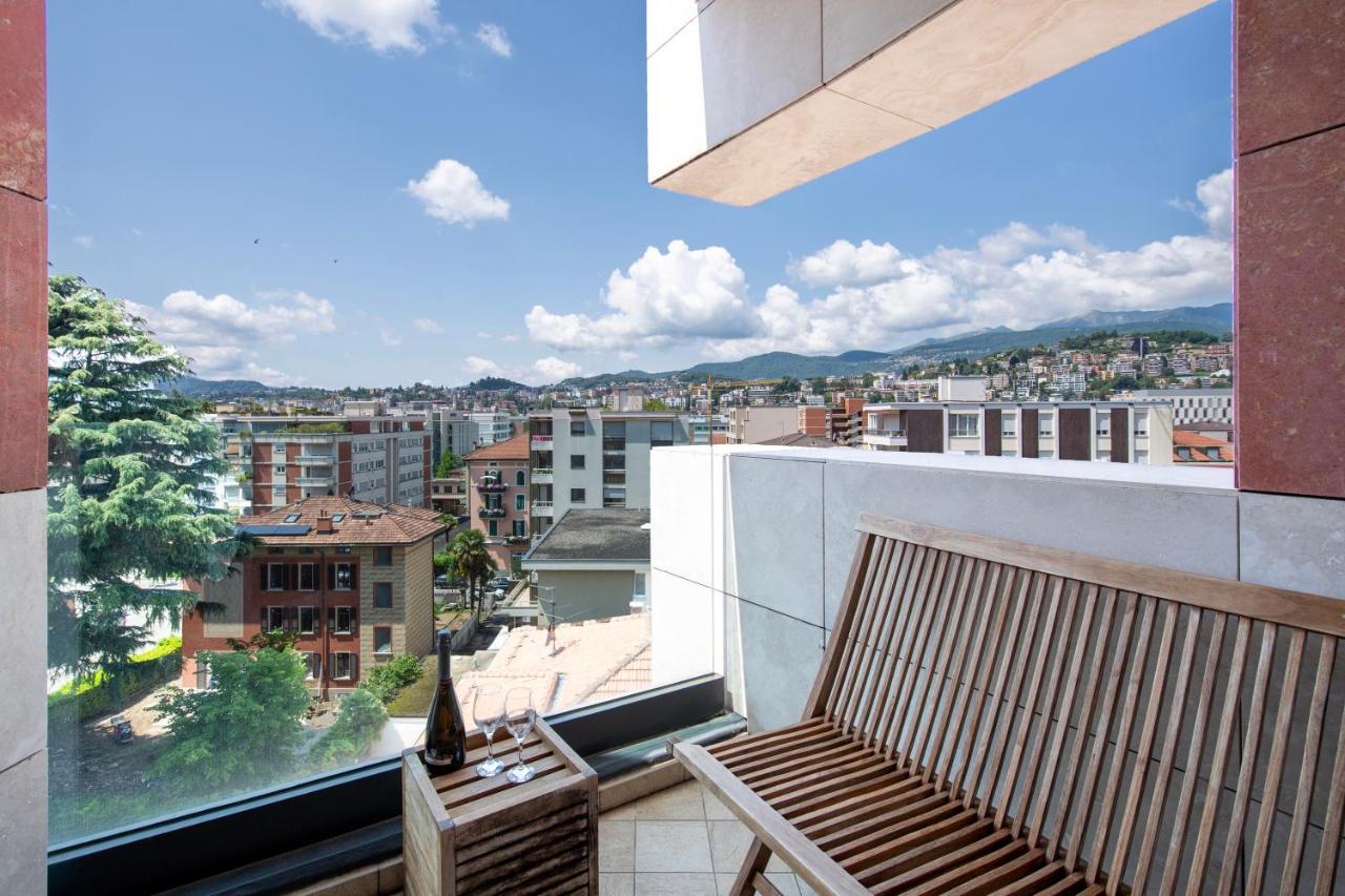 Panoramic Penthouse - Happy Rentals Лугано Экстерьер фото